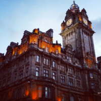 Scotland, Edinburgh, Balmoral hotel