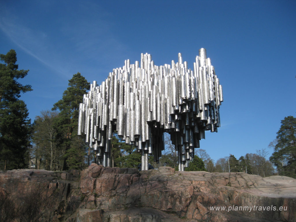 Finlandia, Helsinki, Park Sibeliusa, pomnik Passio Musicae
