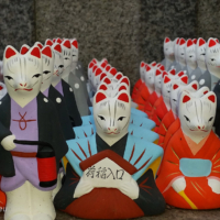 Kyoto, Fushimi Inari, Kuchiire Inari Okami dolls