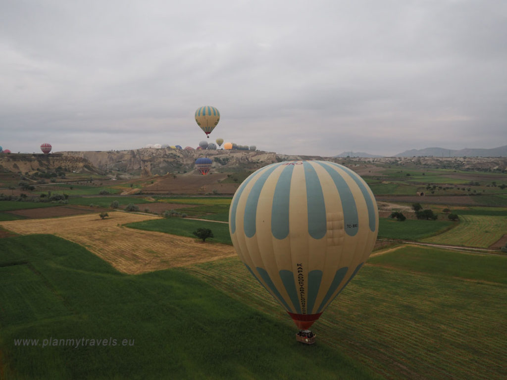 Kapadocja, Turcja, latanie balonem w Turcji