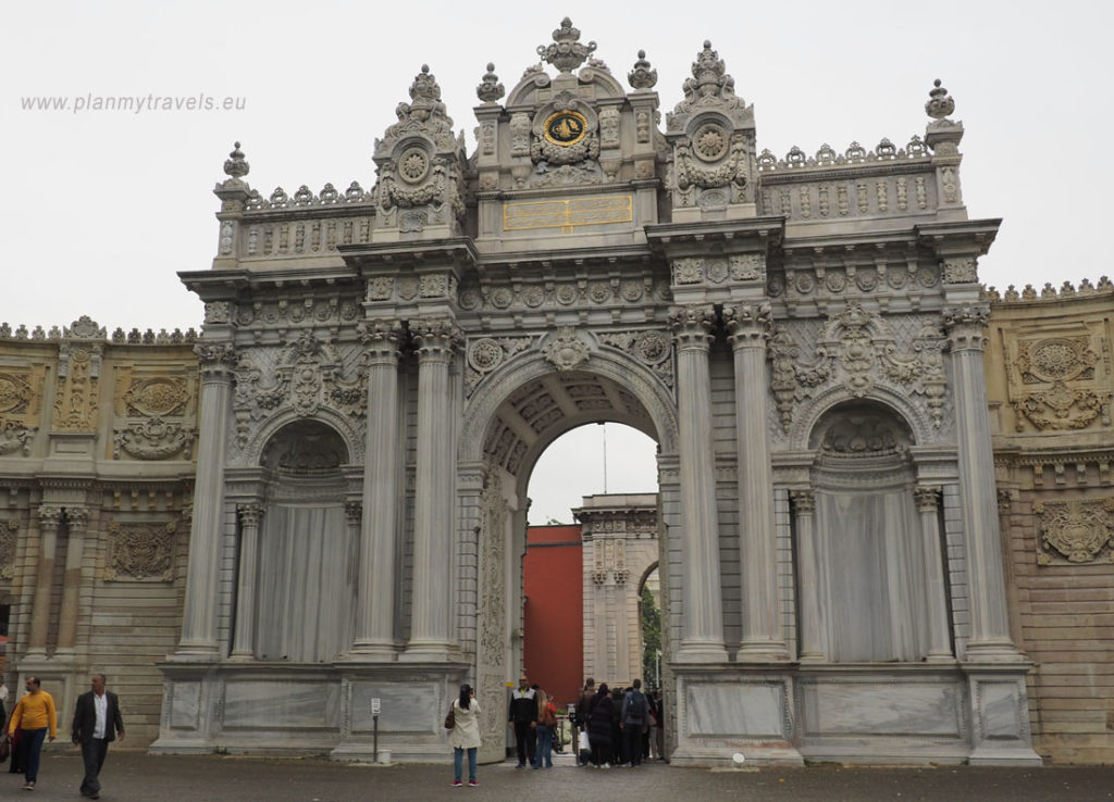 Dolmabahce Palace - Sultan's Gate, Instanbul, Turkey