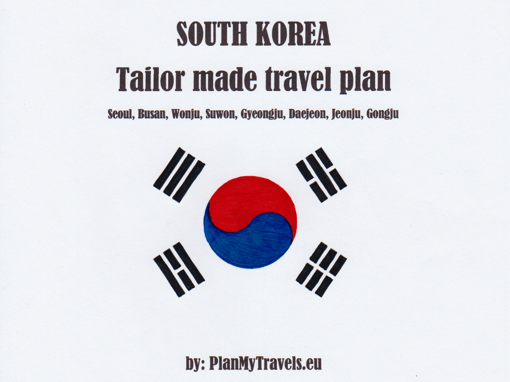 South Korea travel plan, South Korea