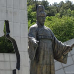 South Korea, Suwon, monumnet of the King Jeongjo