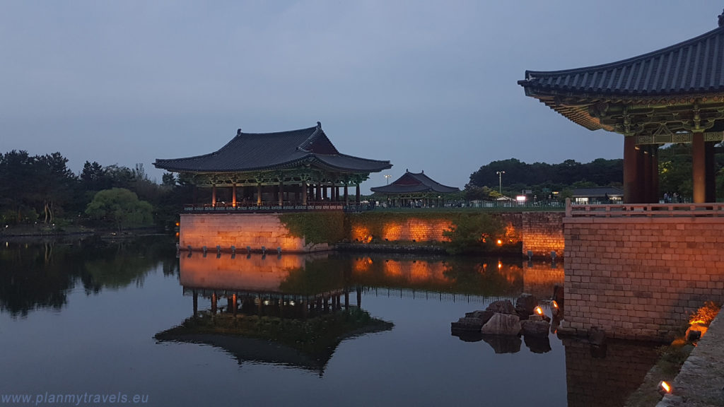 South Korea, Gyeongju Historic Areas, Gyeongju, Donggung Palace and Wolji pond (Anapji)