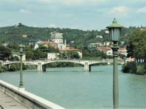 Italy, Verona, Adige river view