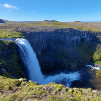 Snaefell Peninsula, Bjarnarfoss Waterfall