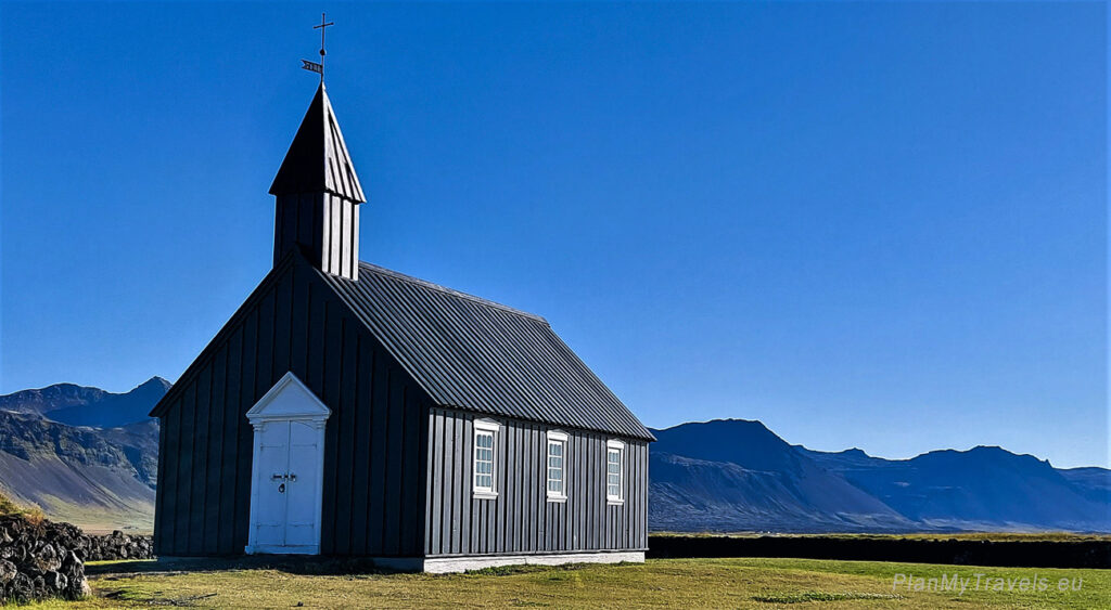 Islandia, Półwysep Snaefell, Czarny Kościół – Budarkirkja, Islandia autorski plan podróży