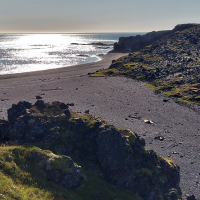 Snaefell Peninsula, Djupalonssandur Black Beach