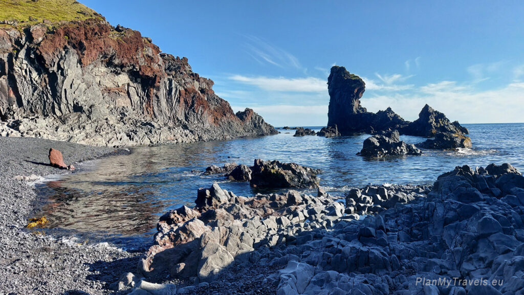 Islandia, Półwysep Snaefell, Djupalonssandur - Czarna Plaża