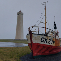 Gardskaga Peninsula Lighthouse