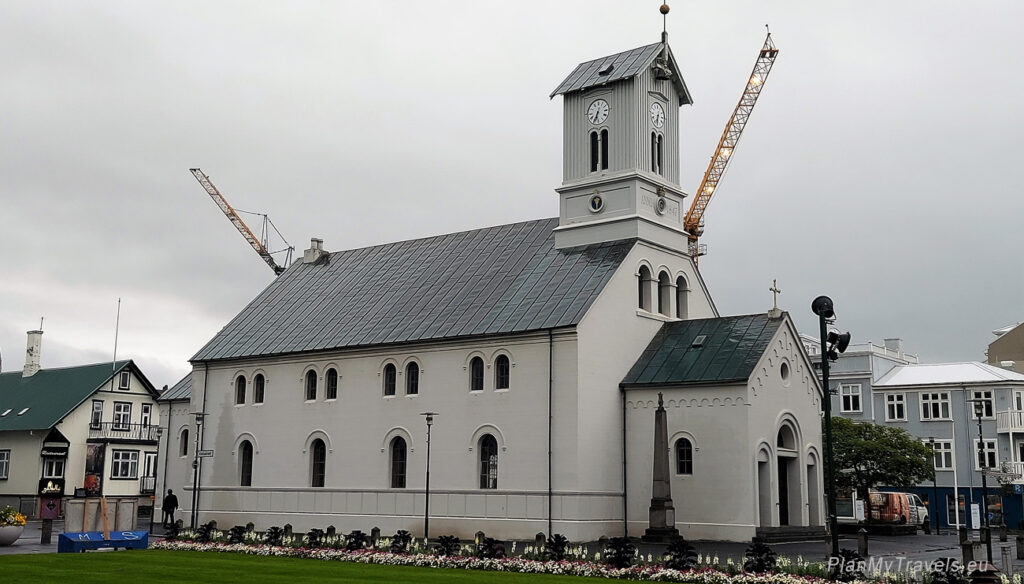 Islandia, Reykjavik stolica Islandii, luterańska katedra Dómkirkjan