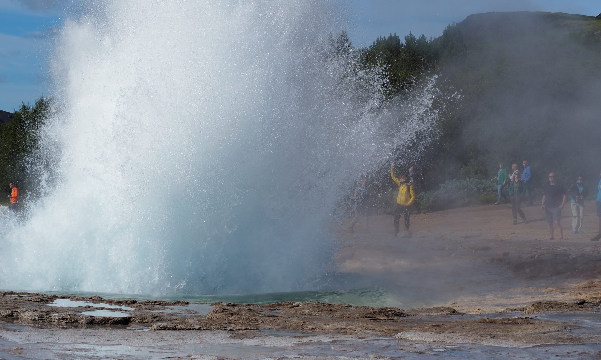 Iceland, Golden Circle, Geysir