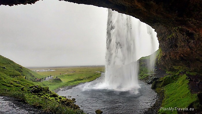 Islandia Południowa wodospad Seljalandsfoss