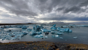 Południowe wybrzeże Islandii, laguna lodowcowa Jökulsárlón