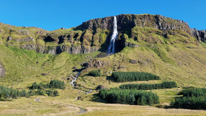 Bjarnarfoss Waterfall