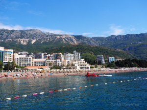 Czarnogóra, Plaża Becici