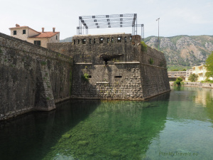 Kotor fortifications from the side of Northern Gate - Bastion Bembo
