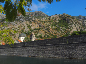 Kotor fortifications from the side of Northern Gate (Vrata od Skurde)