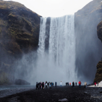 Wodospad Skogafoss, Islandia