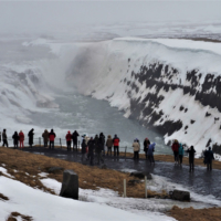 Wodospad Gullfoss, Złoty Krąg, Islandia