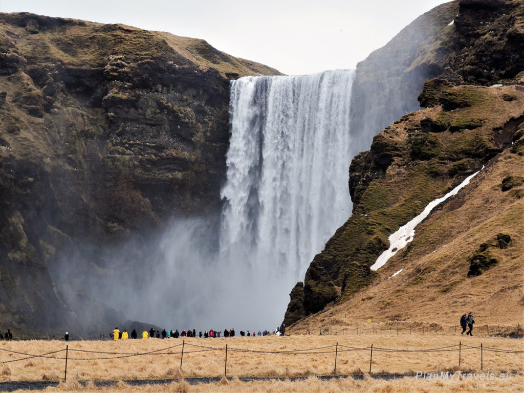 Skogafoss Waterfall, winter in Iceland