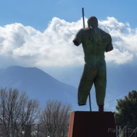 Pompeii, sculptures by Igor Mitoraj