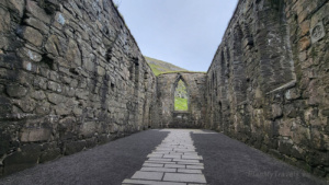Kirkjubøur the ruins of St. Magnus Cathedral