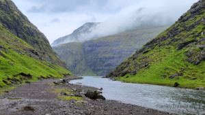 Saksun – River, Lagoon, and Black Beach