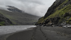 Saksun – River, Lagoon, and Black Beach
