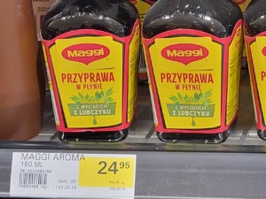 Maggi seasoning from Poland