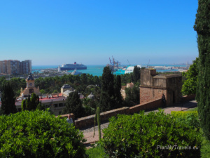 Alcazaba - widok na port