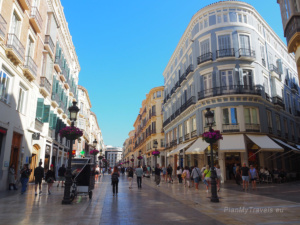Calle Marqués de Larios - najbardziej znana ulica w Maladze