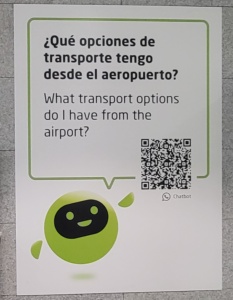 Chatbot AENA pomagający znaleźć transport z lotniska w Maladze Chatbot AENA pomagający znaleźć transport z lotniska w Maladze