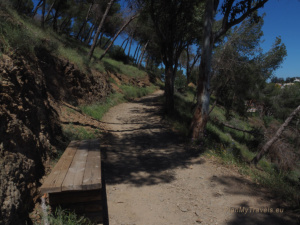 Gibralfaro - shaded walking trail