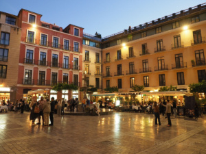 Plaza de la Constitución - wieczorem