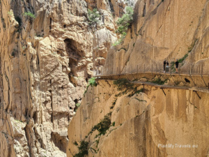 Caminito del Rey ścieżka na skale