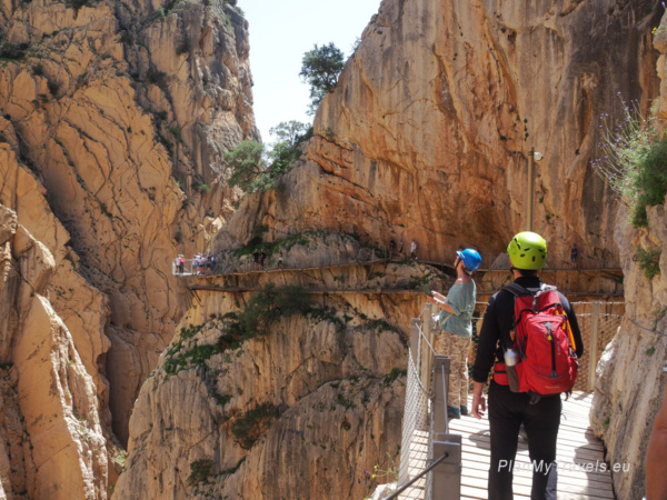 Caminito del Rey spacer po trasie Caminito del Rey spacer po trasie